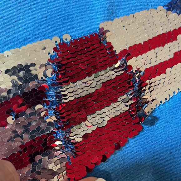 Cat & Jack Blue Patriotic Tank Top with Star Design - Picture 5 of 6